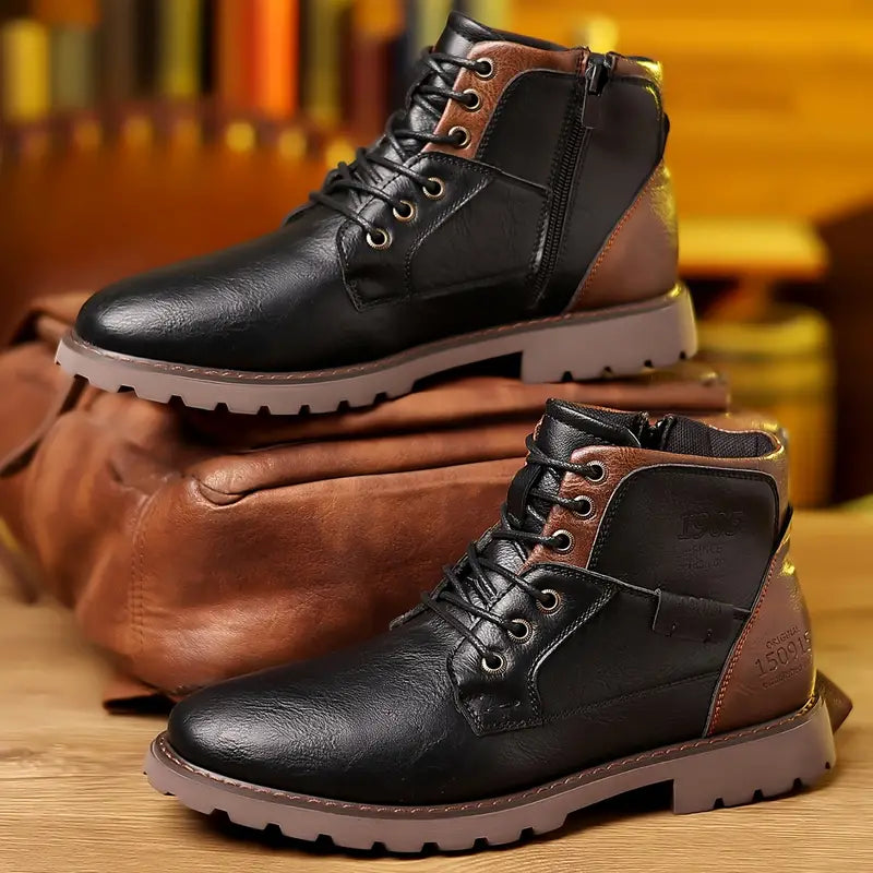 Giovanni™ | Bottes en Cuir avec Fermeture Éclair