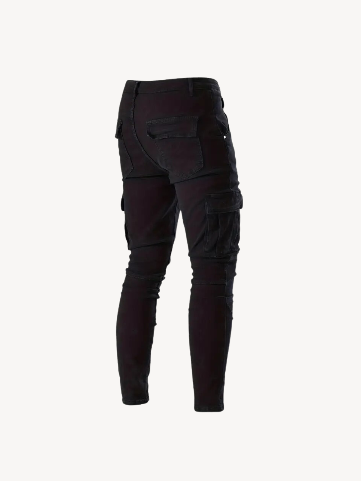 OLIVIERO - PANTALONS CARGO À ÉLASTICITÉ MOYENNE