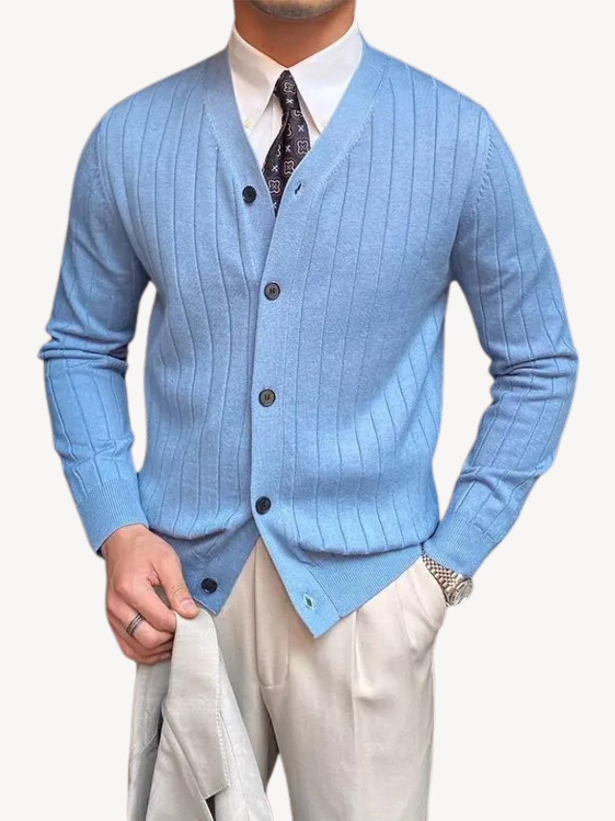 NEREO - CARDIGAN EN MAILLE