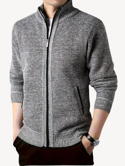 CORRADO - CARDIGAN CONFORTABLE AVEC ZIP