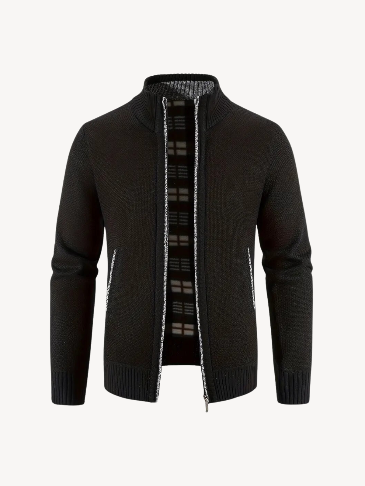 CORRADO - CARDIGAN CONFORTABLE AVEC ZIP