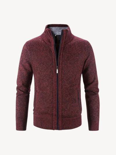 CORRADO - CARDIGAN CONFORTABLE AVEC ZIP