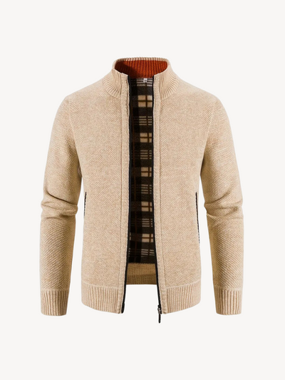 CORRADO - CARDIGAN CONFORTABLE AVEC ZIP