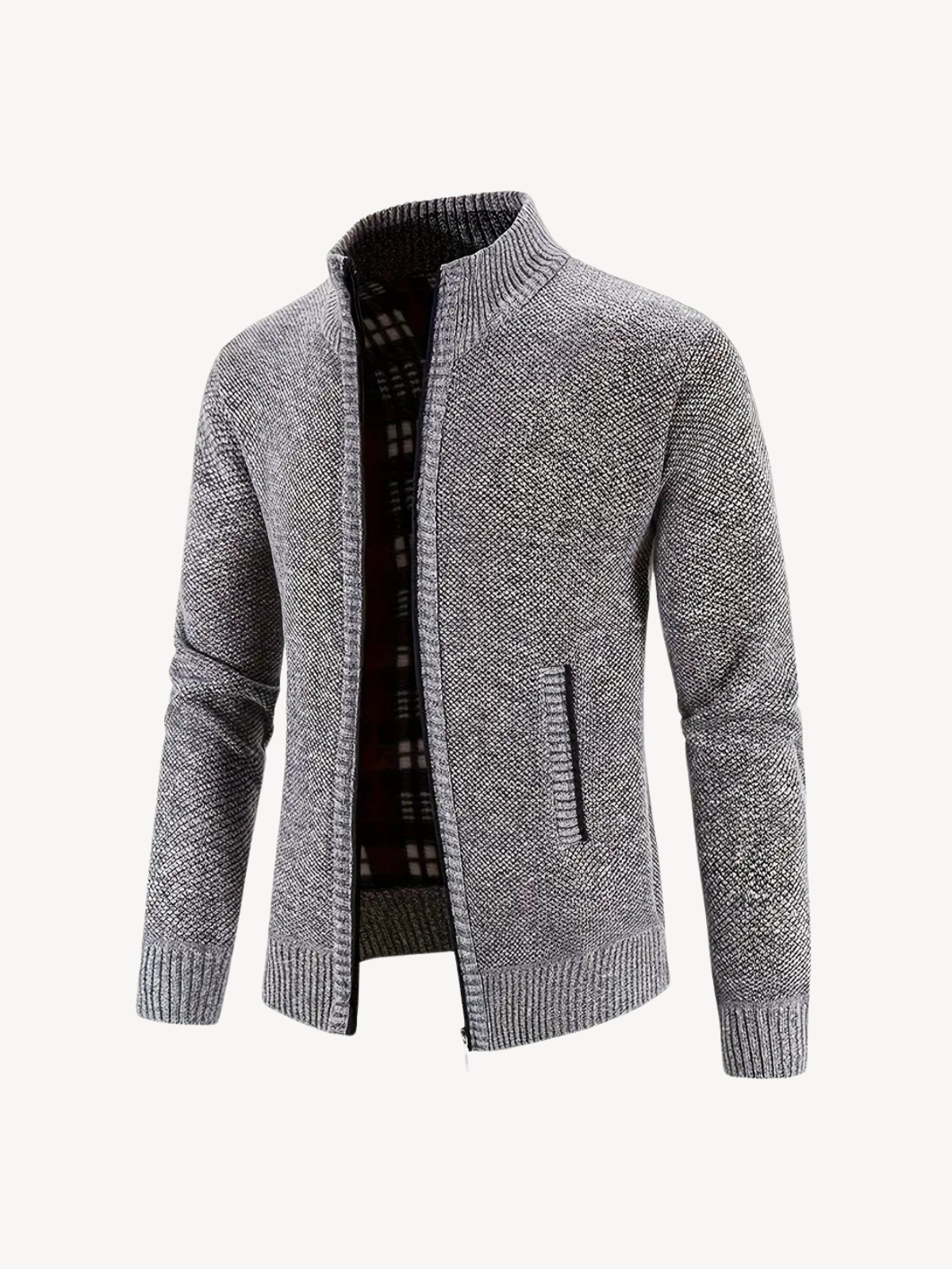 CORRADO - CARDIGAN CONFORTABLE AVEC ZIP