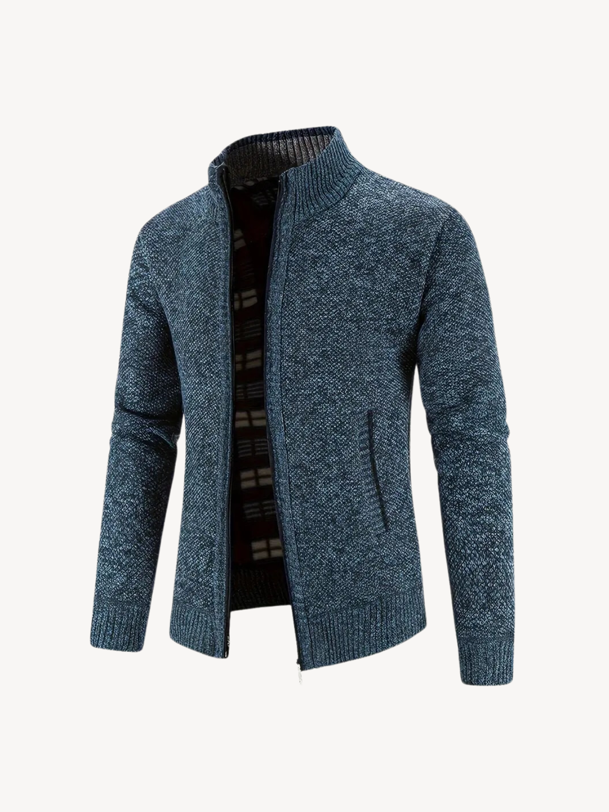 CORRADO - CARDIGAN CONFORTABLE AVEC ZIP