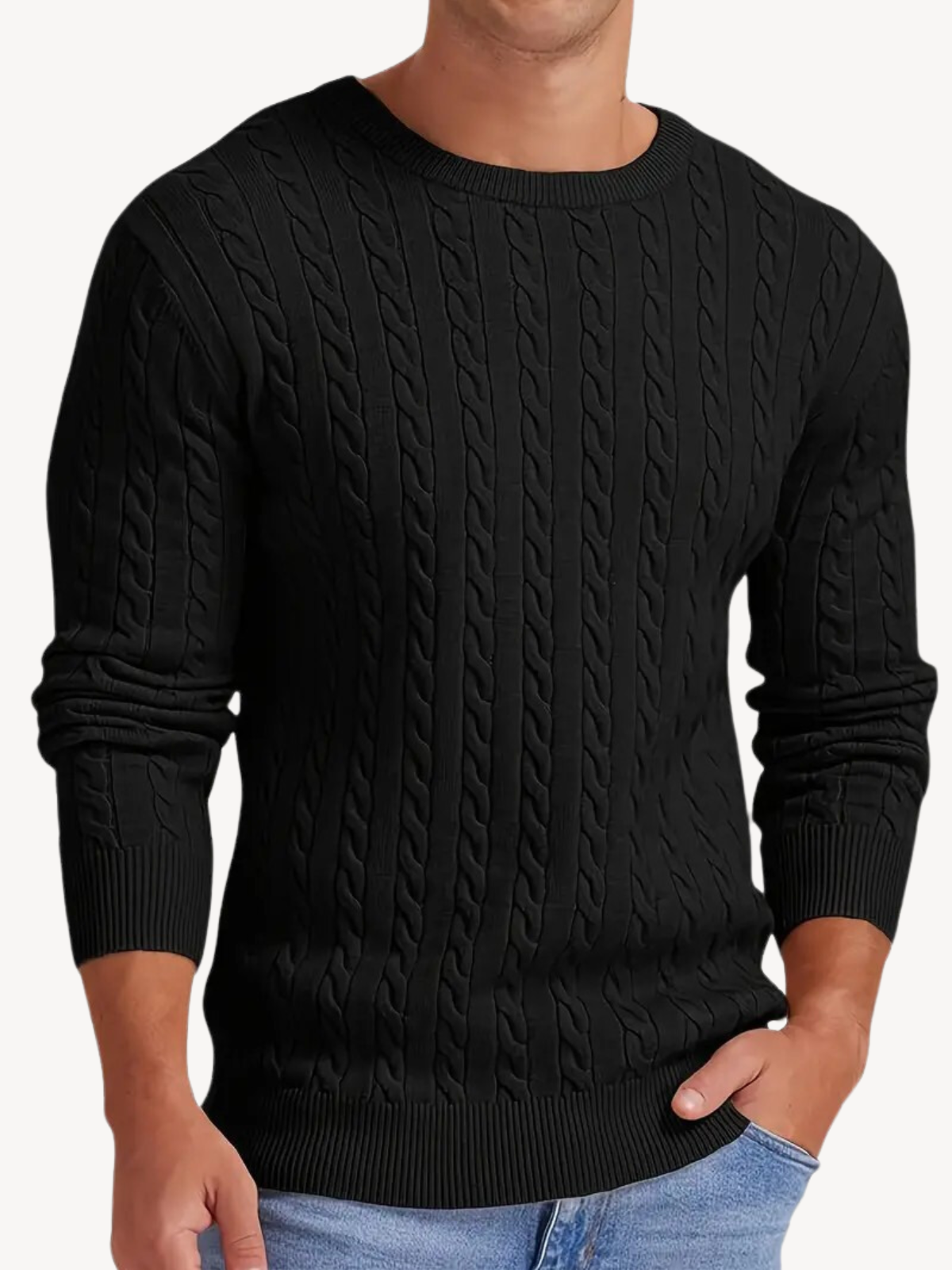 AURELIANO - SWEAT SLIM MANCHES LONGUES