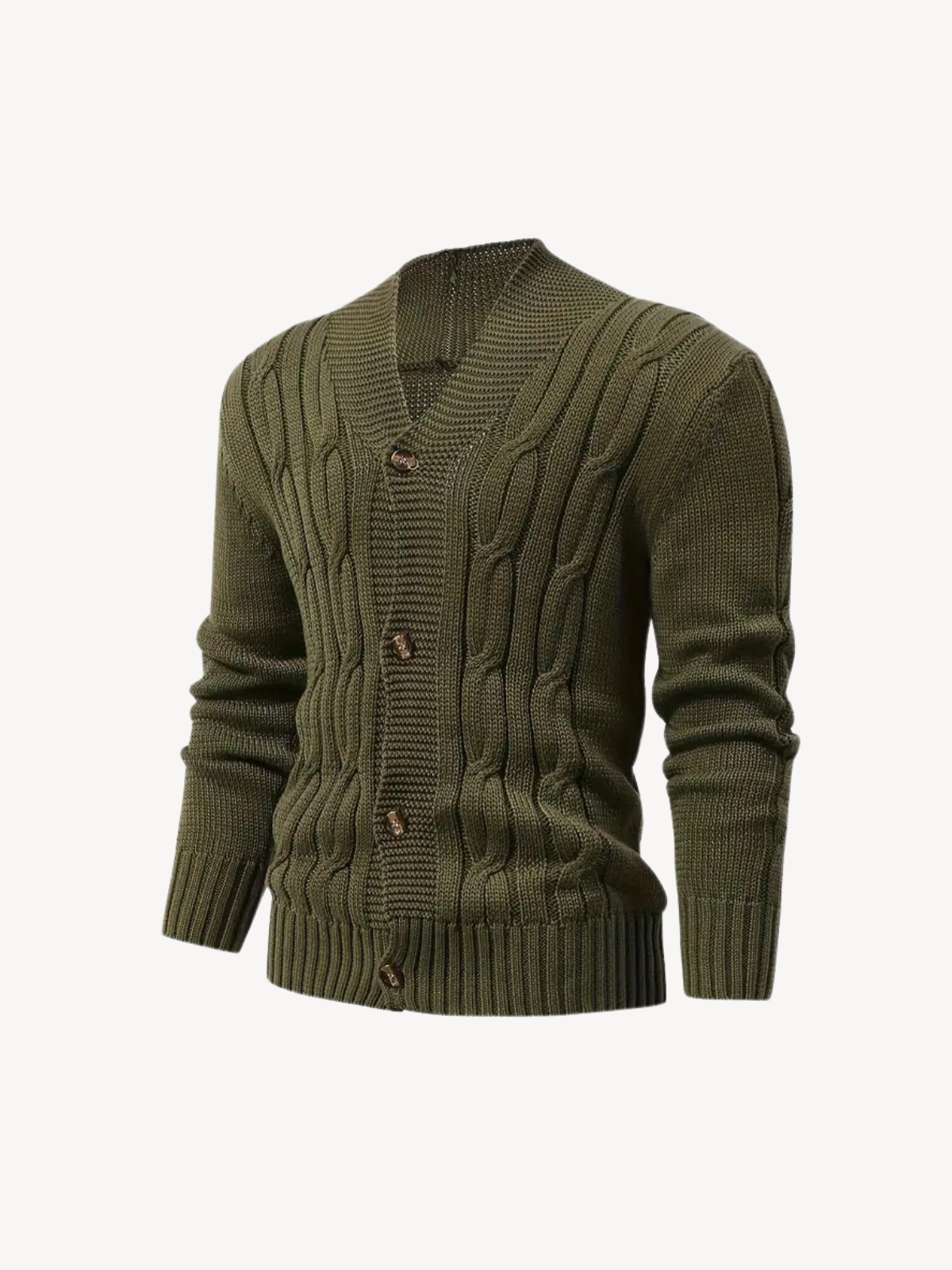 REMIGIO - CARDIGAN EN MAILLE AVEC BOUTONS