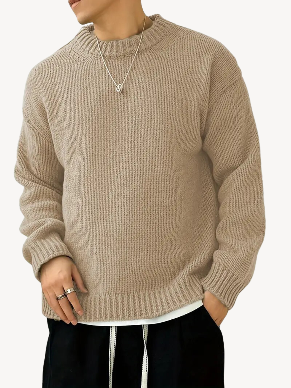 CELESTINO - PULL CASUAL EN MAILLE