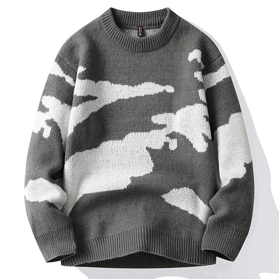 Ador | Pull à motif nuage pour homme