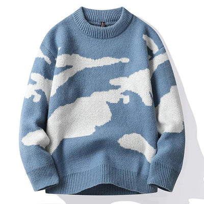 Ador | Pull à motif nuage pour homme