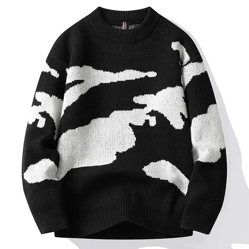 Ador | Pull à motif nuage pour homme