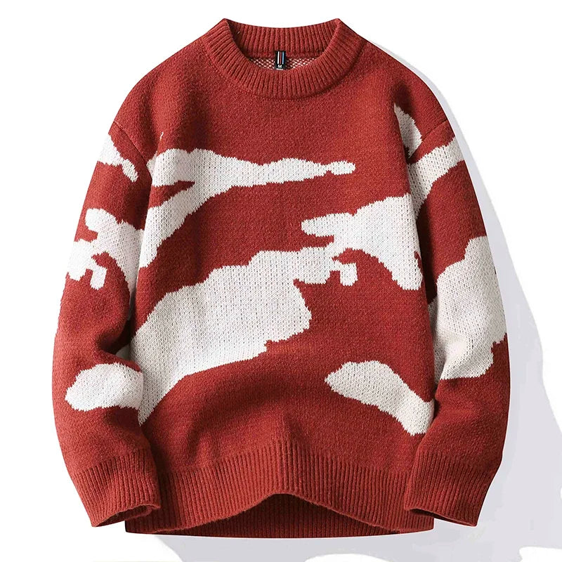 Ador | Pull à motif nuage pour homme